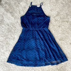 🌸2/$30 Navy Blue Lace Dress